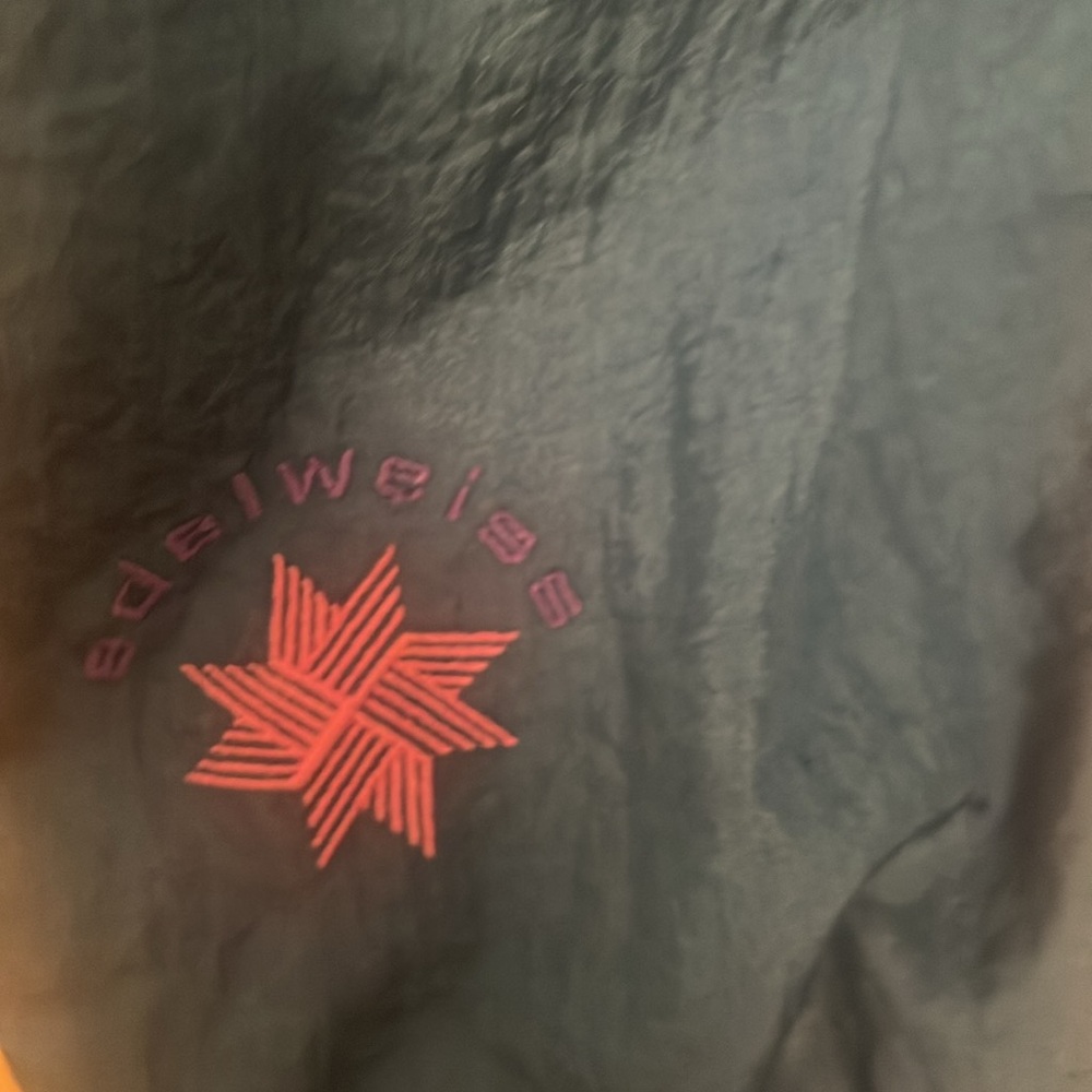 Edelweiss Pink, Purple, Teal Windbreaker M - Picture 5 of 7